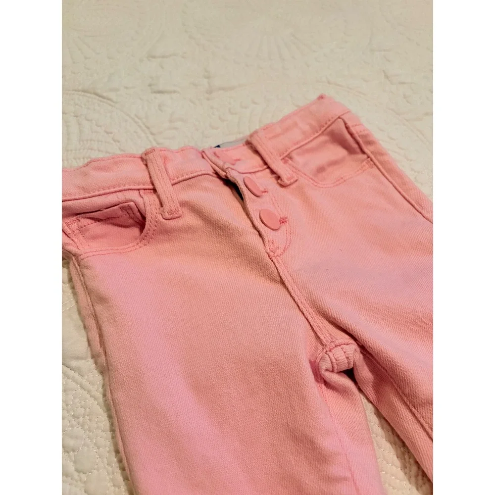 *NWOT* Old Navy Toddler Girls Rockstar Jeggings Denim Pink Size 4T